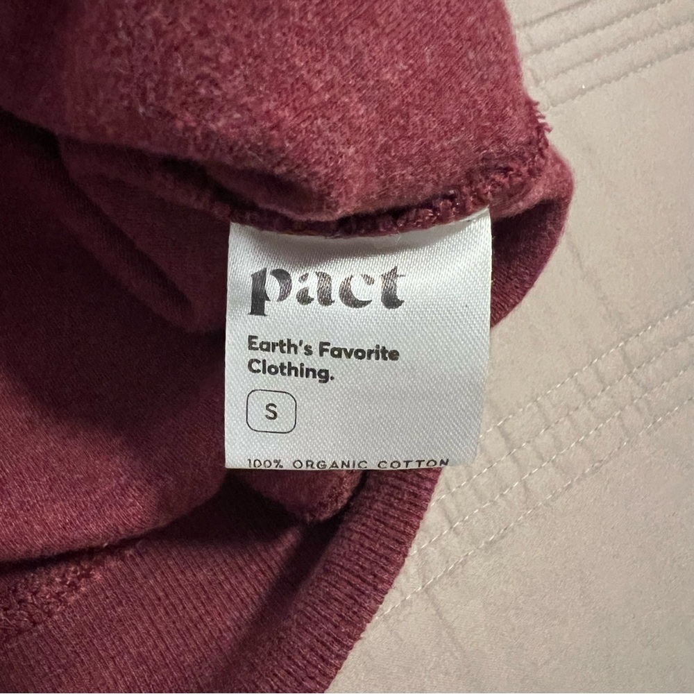 Pact Women's Tri-Color Cowl Neck Sweater - Picture 6 of 6